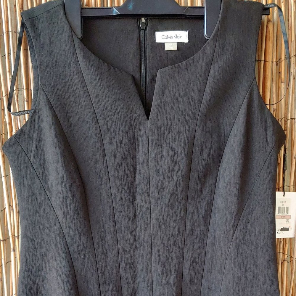 Calvin Klein Black Dress 12P NWT